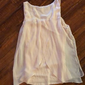 Express sequined tank top